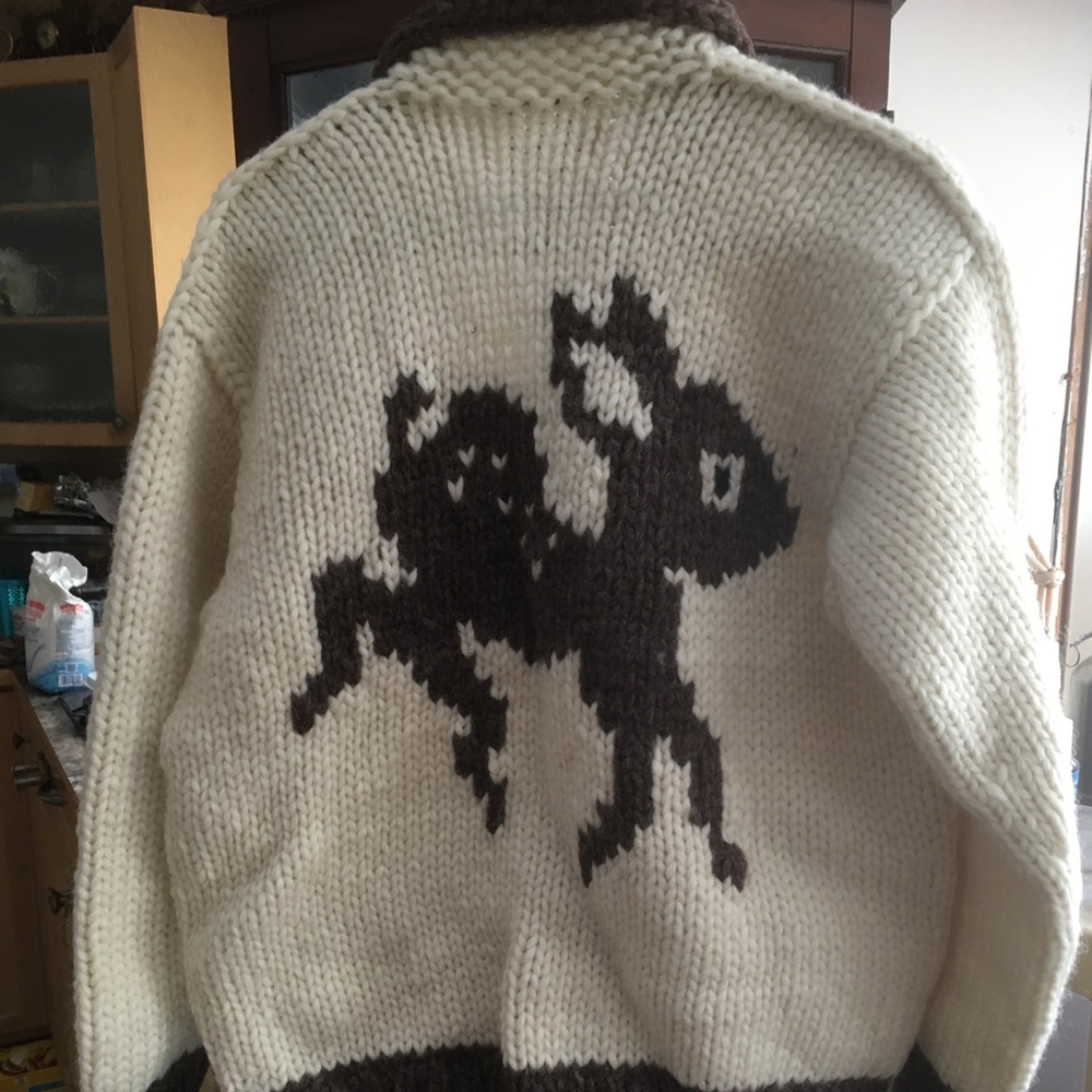 Buffalo knit sweater Jacket size Large